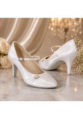 Galex - Wedding Dance White shoes 6cm Slim Galex - Wedding Dance White shoes 6cm Slim