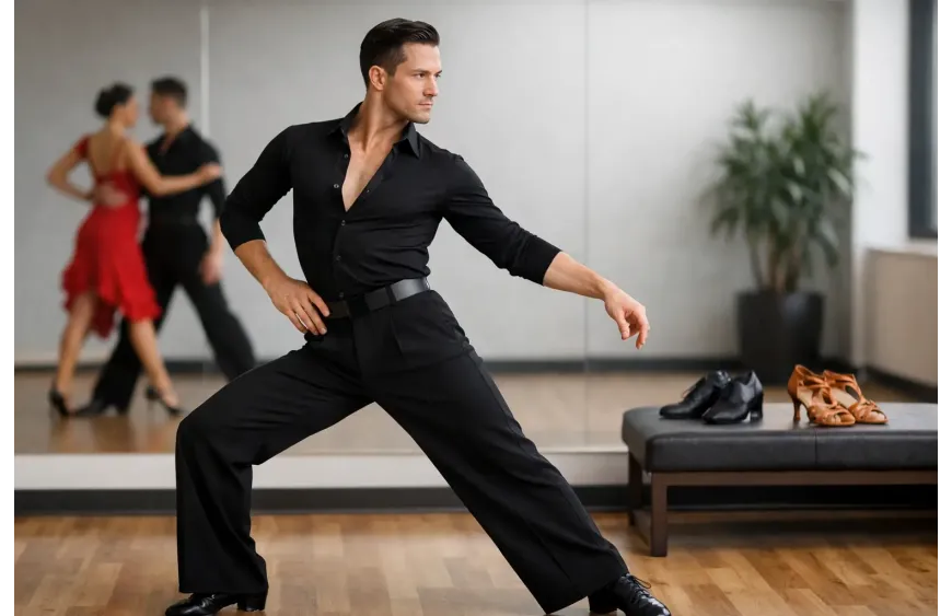 Men Latin Dance Pants for Fit, Movement and Style Men Latin Dance Pants for Fit, Movement and Style