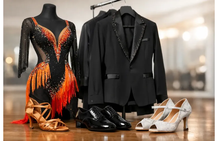 Performance Competition Outfit for Ballroom and Latin Performance Competition Outfit for Ballroom and Latin
