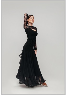 Ballroom Skirt 21 Black