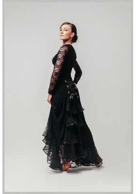 Ballroom Skirt 21 Black
