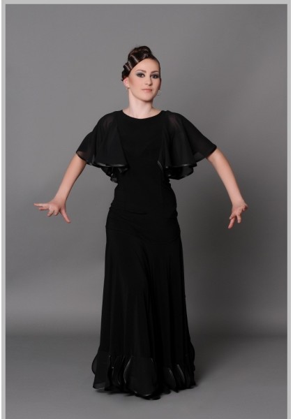 Womens Ballroom Standard Top & Skirt set 17