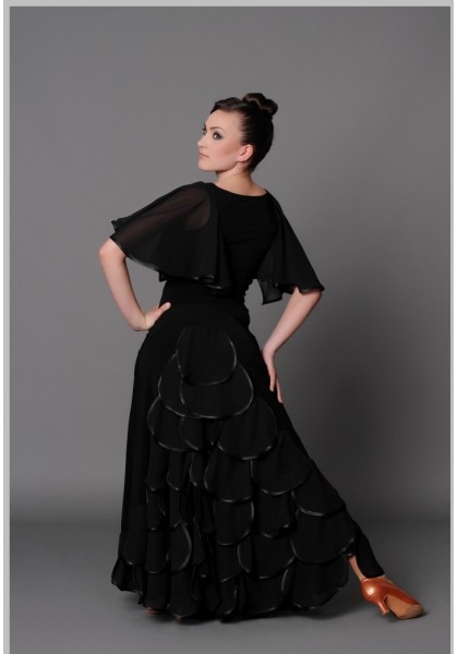 Womens Ballroom Standard Top & Skirt set 17