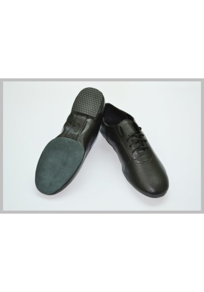 Jazz Dance Shoes - Black with laces