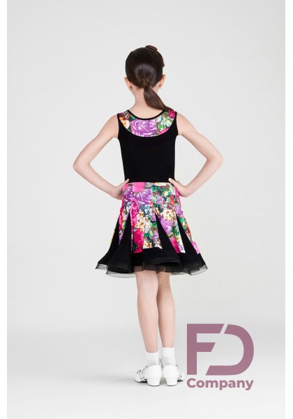 Girls Latin Skirt 13- DanceWearChanpions Girls Latin Skirt 13