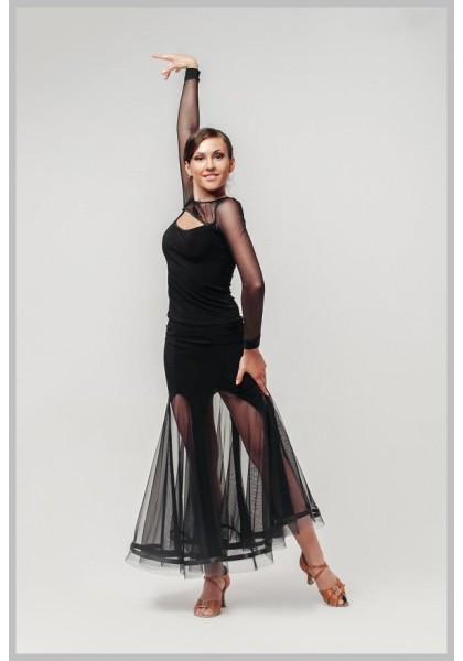 Womens Ballroom Standard Top & Skirt set 07