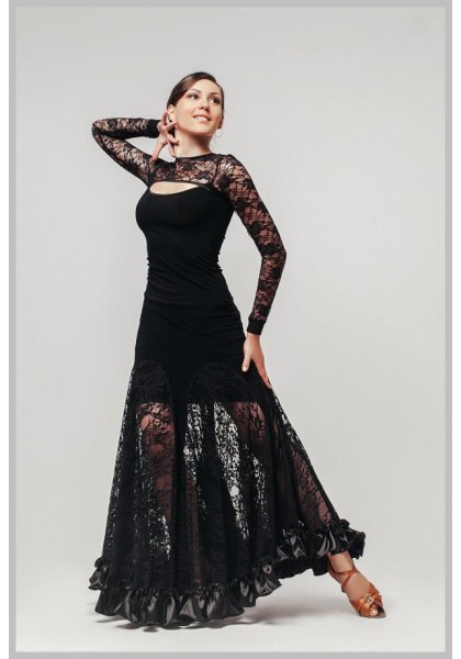 Womens Ballroom Standard Top & Skirt set 09