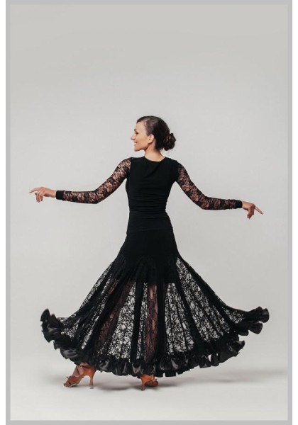 Womens Ballroom Standard Top & Skirt set 09