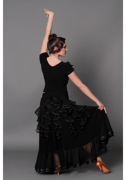 Womens Ballroom Standard Top & Skirt set 25