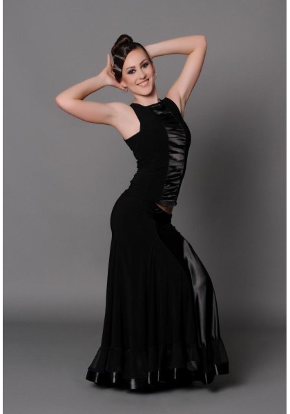 Womens Ballroom Standard Top & Skirt set 28